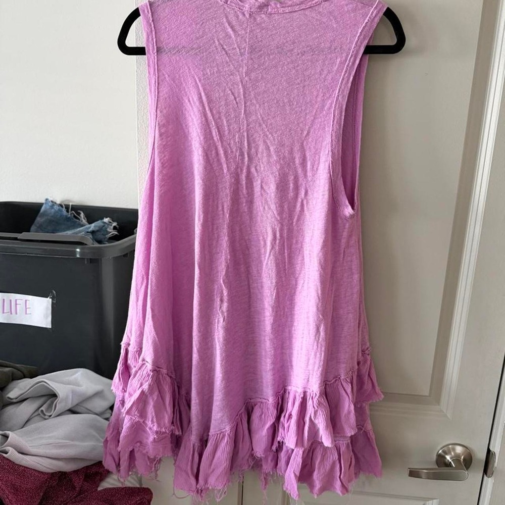 Free People Flowy Ruffle Dress - Picture 4 of 4